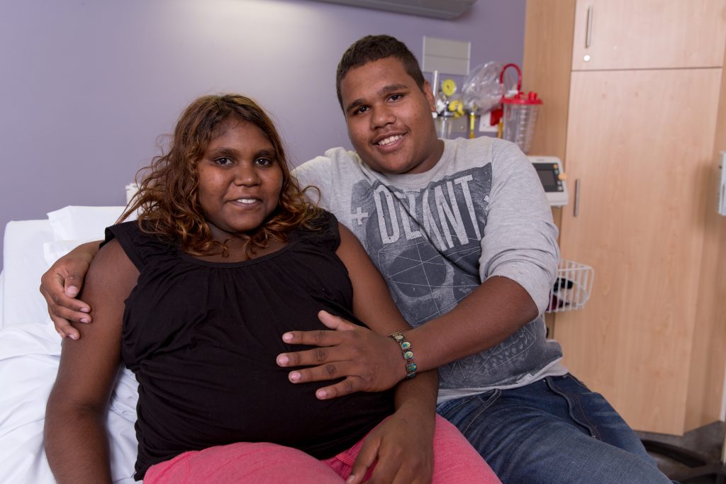 Pregnancy Aboriginal woman and partner